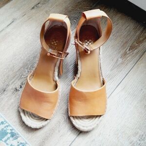 Vince Camuto Boho Wedge Heels Espadrilles Summer sz: 9.5M